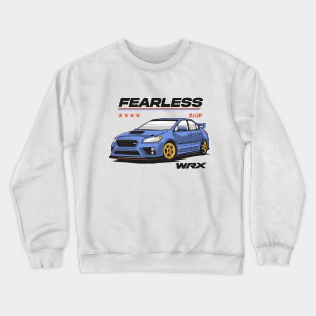 Jdm blue car Crewneck Sweatshirt by harv.merch